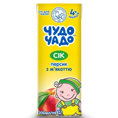 ЧУДО-ЧАДО Сок персик с мякотью 200мл